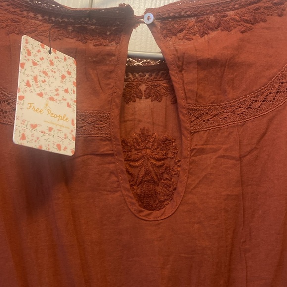 NWT Free People size 8 dress. Color deep bronze. - Picture 6 of 7